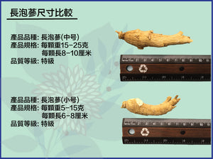 四年-花旗参特级(参皇)长泡参礼盒(中号) - 227克